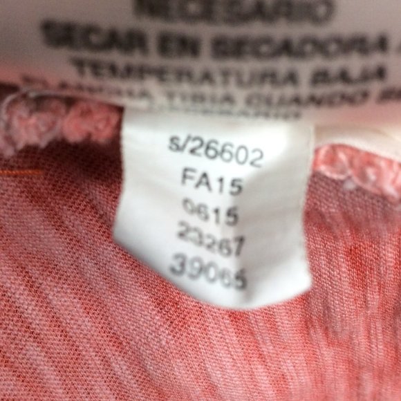 Womens Boho Peasant Top Size XL Jersey Knit Roll Tab Sleeves Lace - Picture 8 of 8